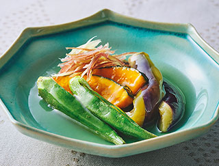 夏野菜の冷やし椀レシピ写真