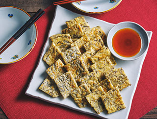 もずく入りチヂミレシピ写真