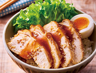 レンチン！ 鶏チャーシュー丼の写真