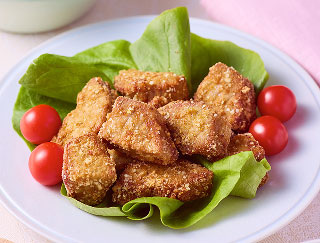 写真：カツオから揚げ カレー風味